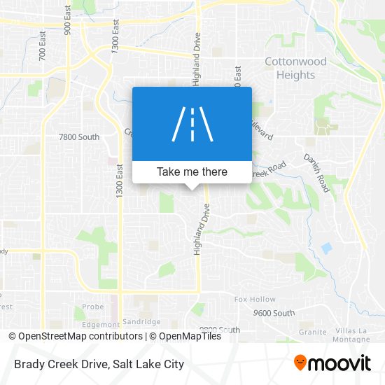 Mapa de Brady Creek Drive