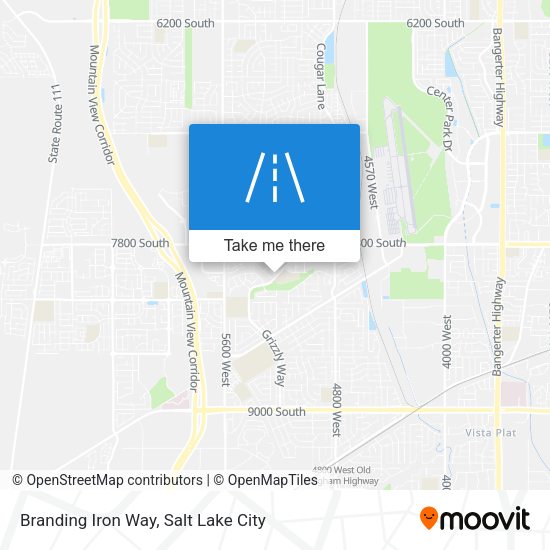 Branding Iron Way map