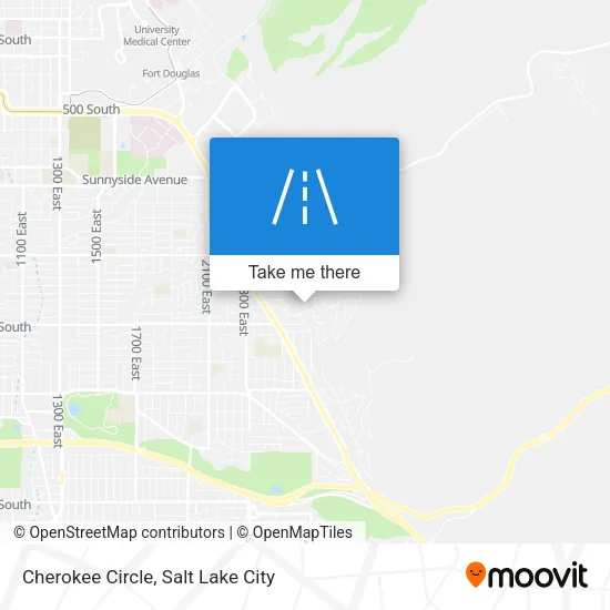 Cherokee Circle map