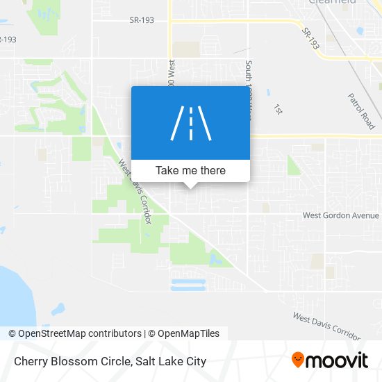 Cherry Blossom Circle map