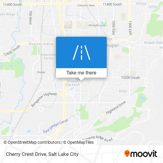 Cherry Crest Drive map