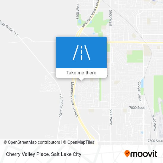 Cherry Valley Place map