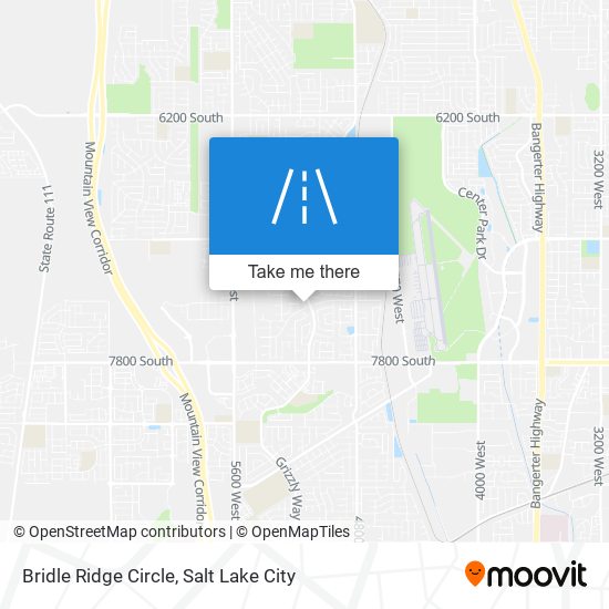 Mapa de Bridle Ridge Circle