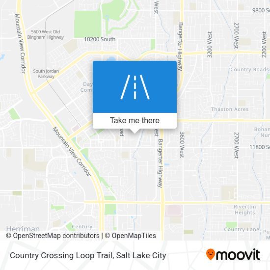 Country Crossing Loop Trail map