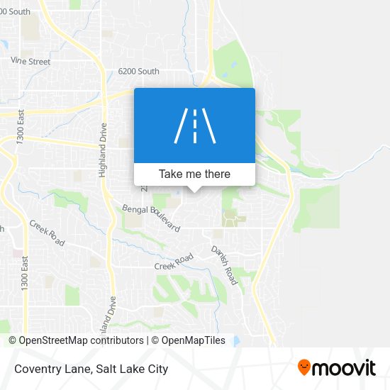 Mapa de Coventry Lane