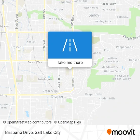 Brisbane Drive map