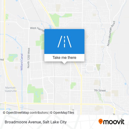 Broadmoore Avenue map