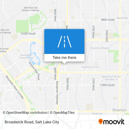Broadwick Road map