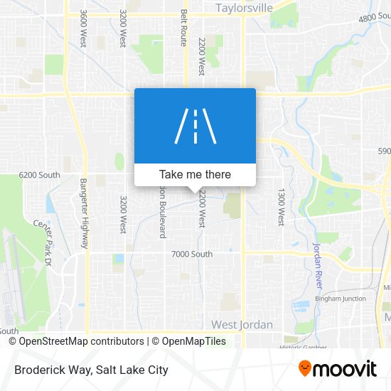 Mapa de Broderick Way