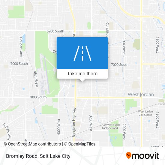 Mapa de Bromley Road