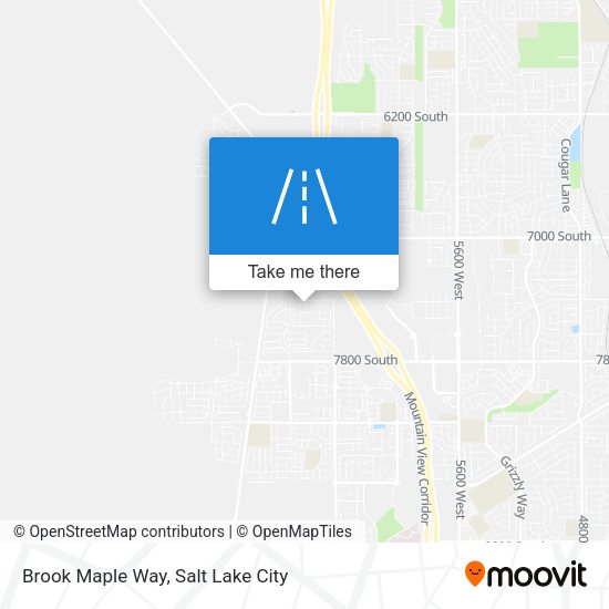 Brook Maple Way map