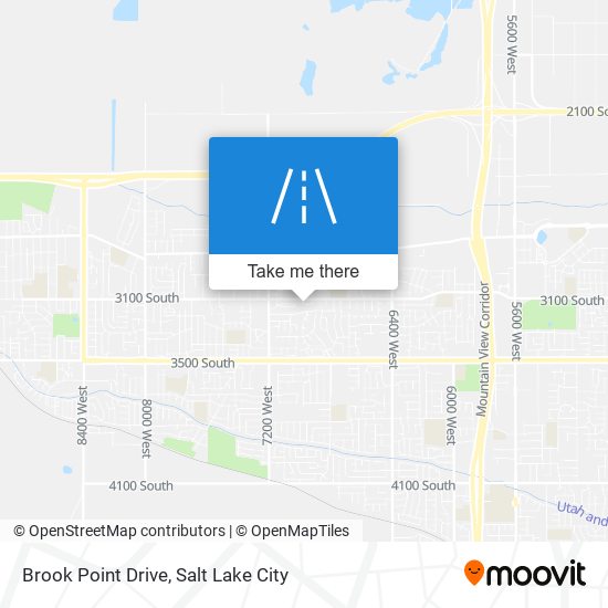 Brook Point Drive map