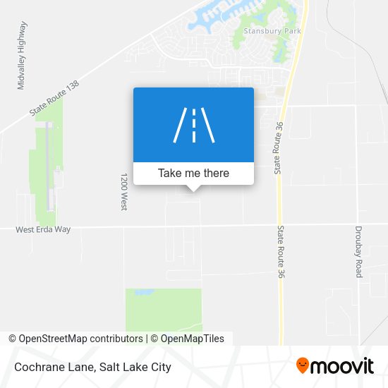 Cochrane Lane map