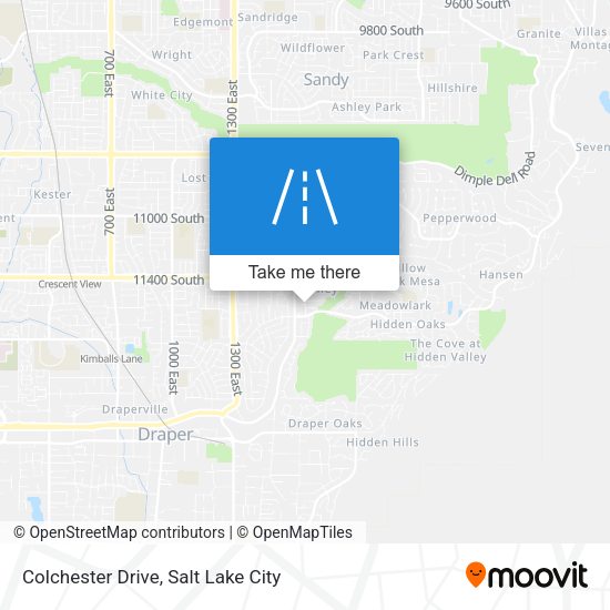 Mapa de Colchester Drive