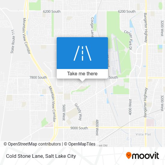 Cold Stone Lane map