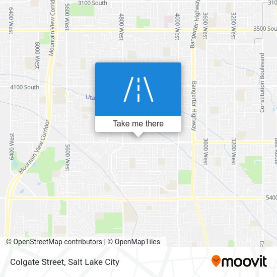 Mapa de Colgate Street