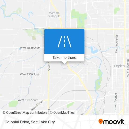 Colonial Drive map