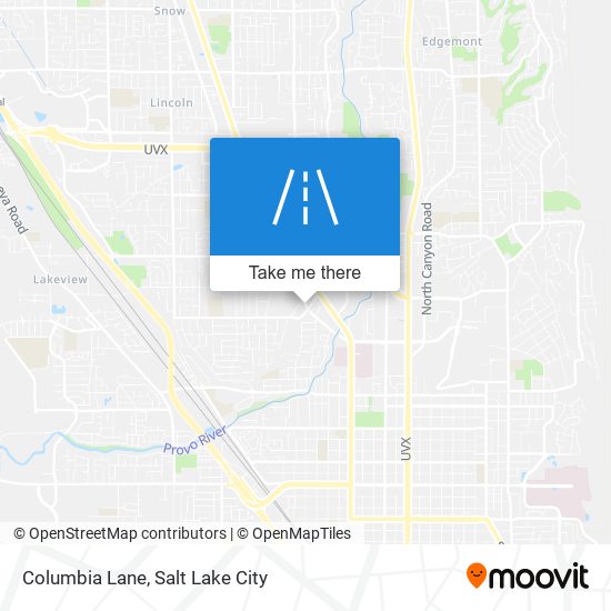 Columbia Lane map