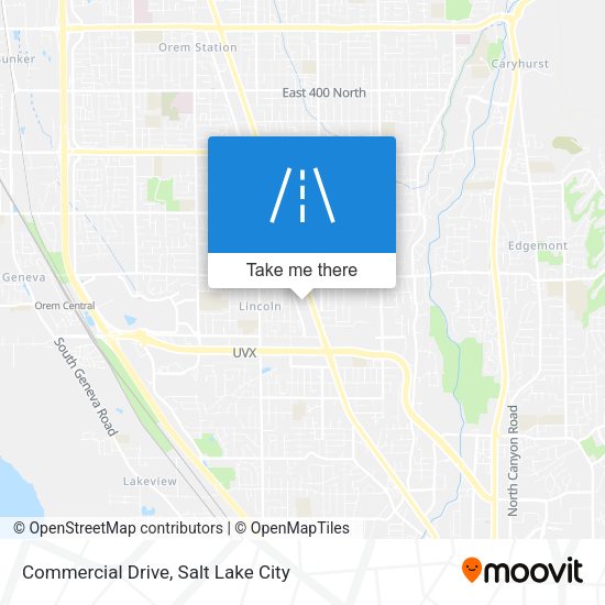 Commercial Drive map