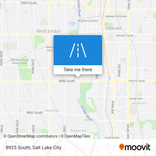 Mapa de 8925 South