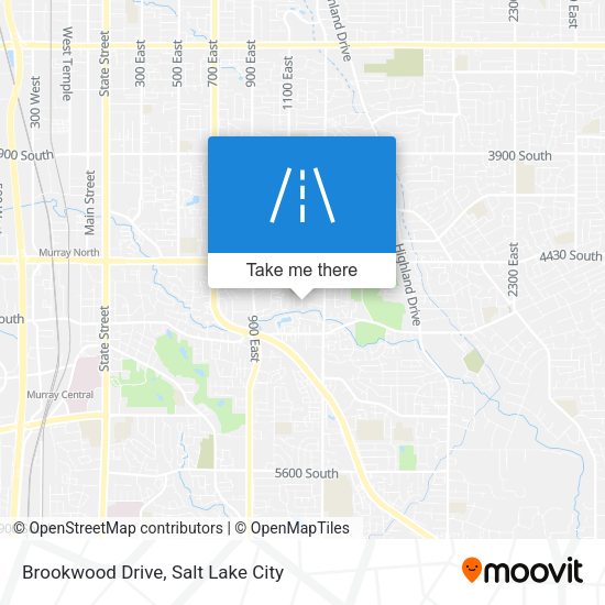 Brookwood Drive map