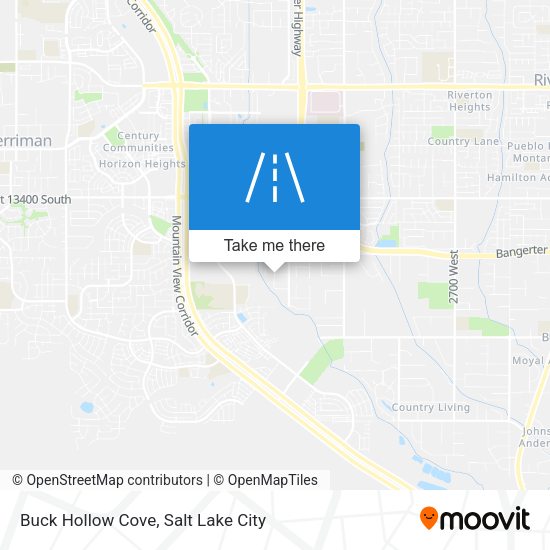 Buck Hollow Cove map