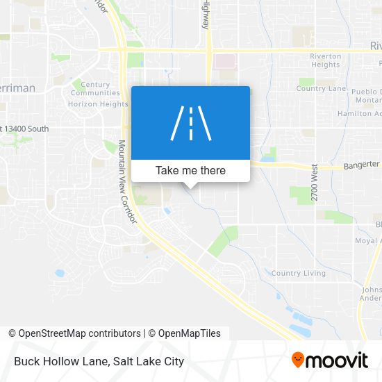 Buck Hollow Lane map