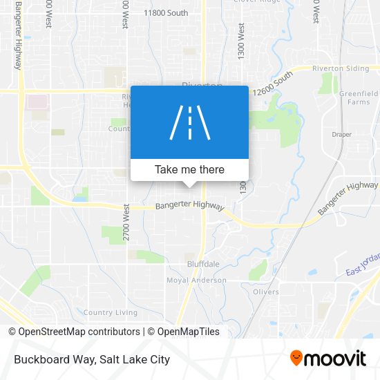 Buckboard Way map
