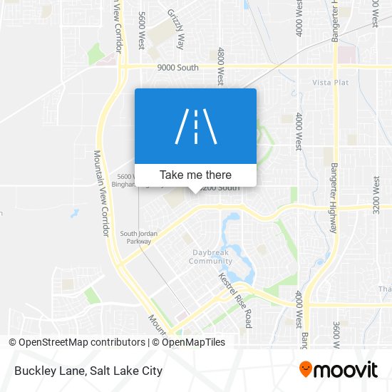 Buckley Lane map