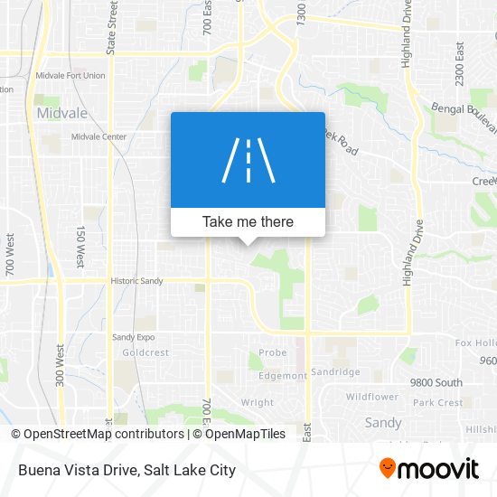 Buena Vista Drive map