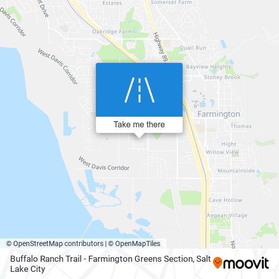 Mapa de Buffalo Ranch Trail - Farmington Greens Section