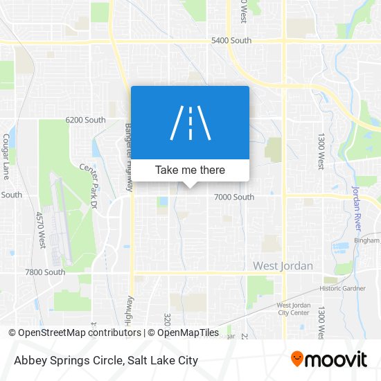 Abbey Springs Circle map