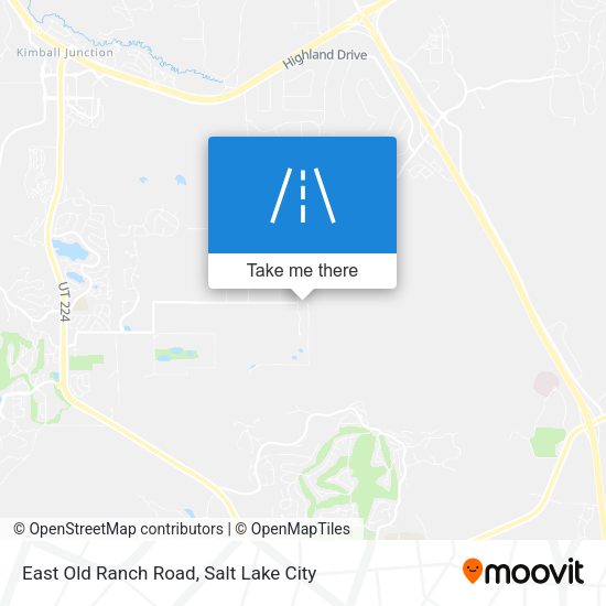 East Old Ranch Road map