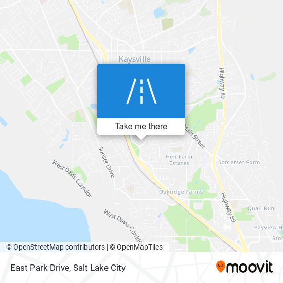 East Park Drive map