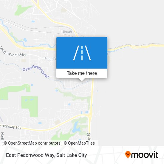 East Peachwood Way map