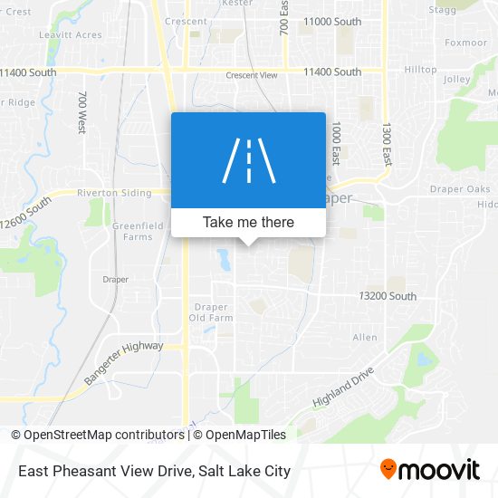 East Pheasant View Drive map