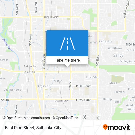 East Pico Street map