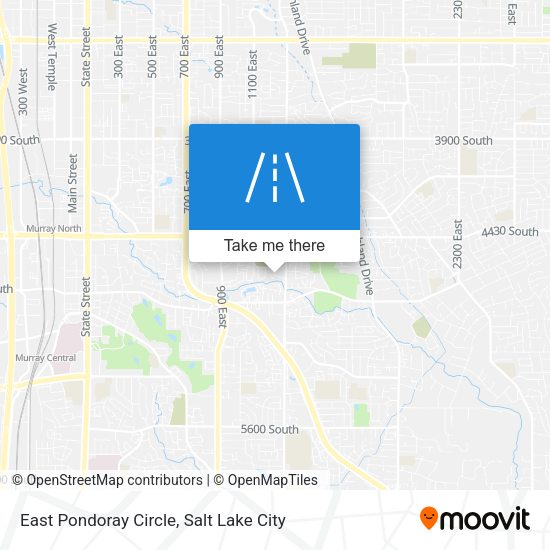 East Pondoray Circle map