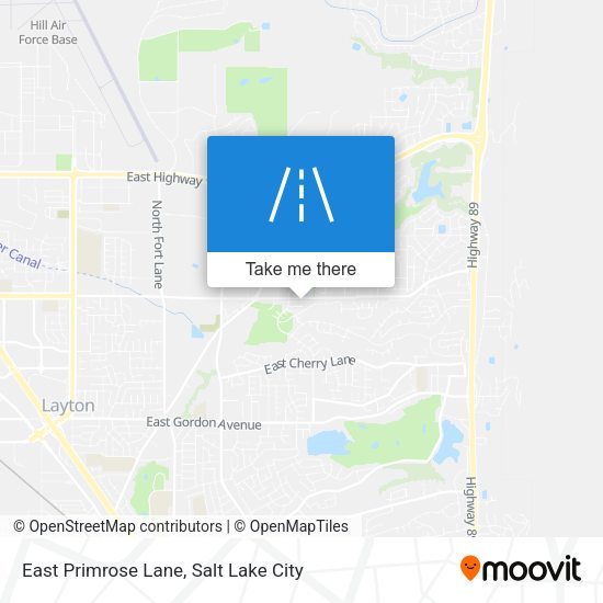 Mapa de East Primrose Lane
