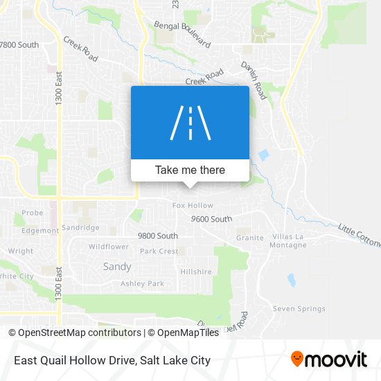 East Quail Hollow Drive map