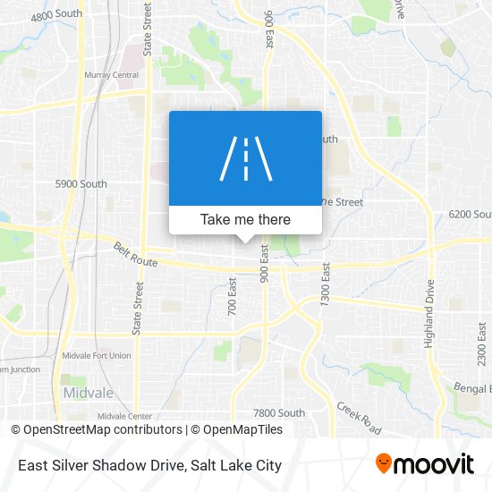 East Silver Shadow Drive map