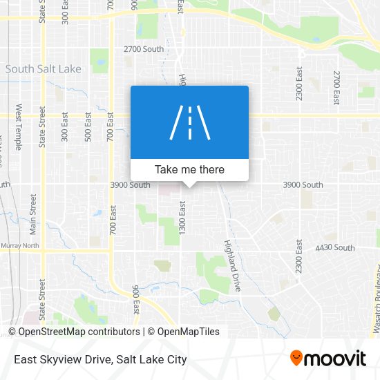East Skyview Drive map