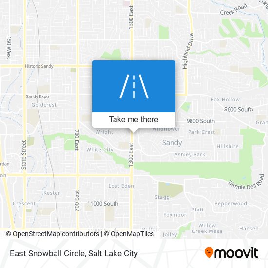 East Snowball Circle map