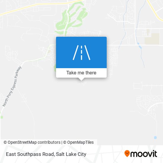 East Southpass Road map