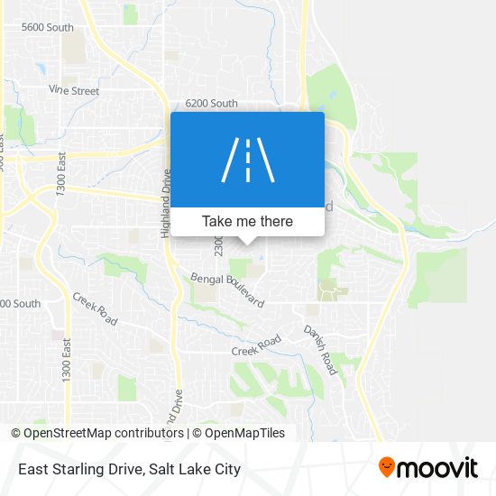 East Starling Drive map