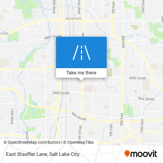 East Stauffer Lane map