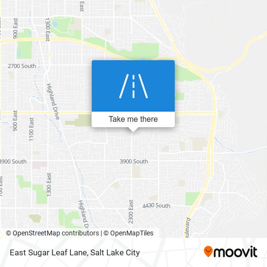 Mapa de East Sugar Leaf Lane