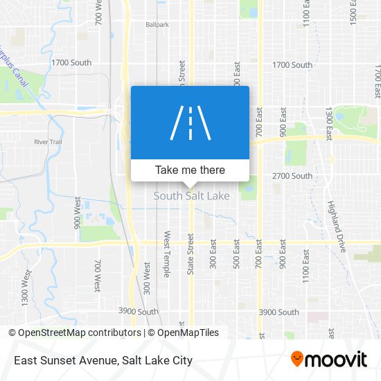 Mapa de East Sunset Avenue