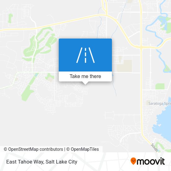 Mapa de East Tahoe Way