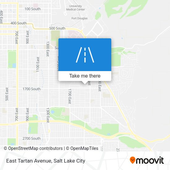 Mapa de East Tartan Avenue